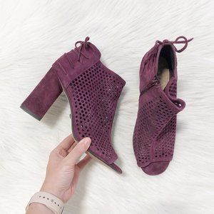 GIANNI BINI Klaytinn Lasercut Peep Toe Heel SZ 9